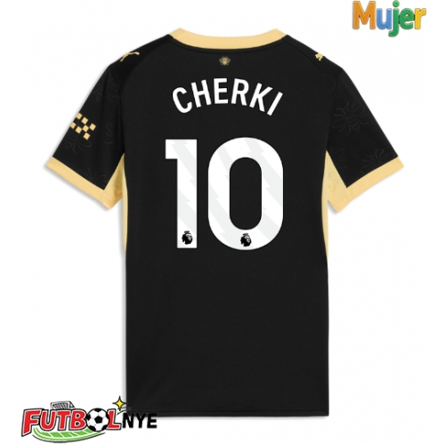Camiseta Manchester City Rayan Cherki #10 Visitante Equipación para mujer 2026-27 manga corta